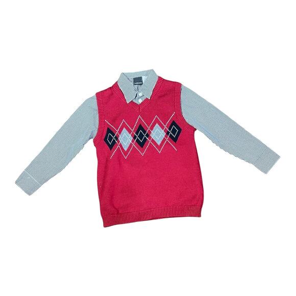 Van Heusen Boys 3-Piece Shirt & Vest Set Size 6 NWT $60 Missing Pants - Picture 8 of 8